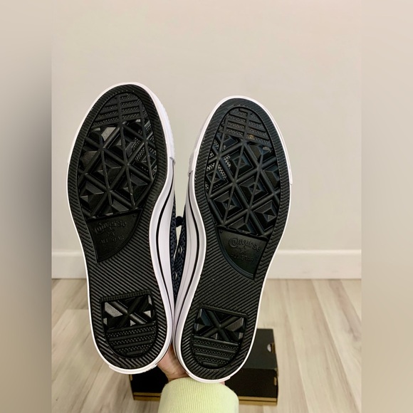 Converse sneakers low top shoreline black blue white 6 7.5 - Picture 6 of 7